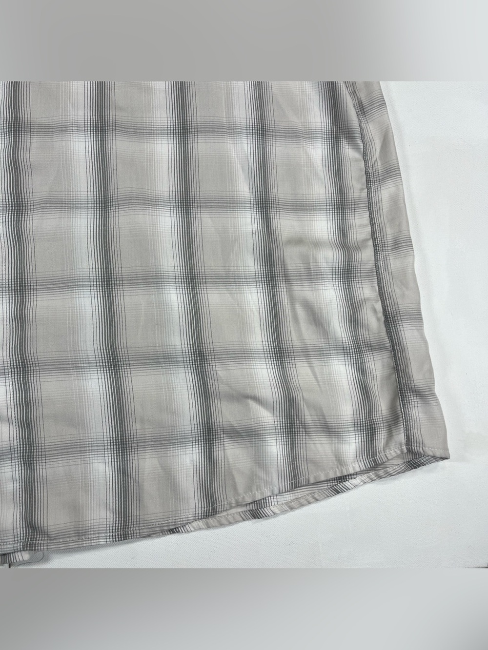 Dixxon Montana Short Sleeve Shirt Pearl Snap Gray Plaid Bamboo Men’s 3XL - Picture 8 of 15